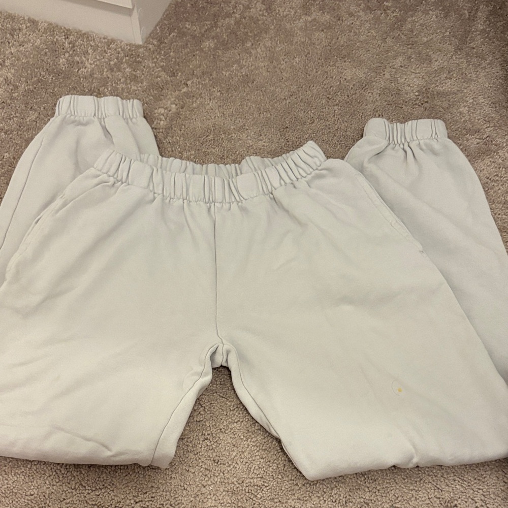 Brandy Melville Kids White Joggers